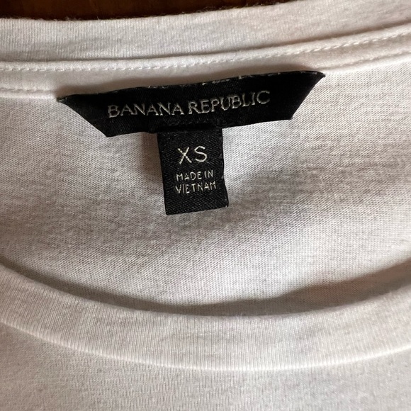 Banana Republic x small perfect white peplum tunic - Picture 4 of 4